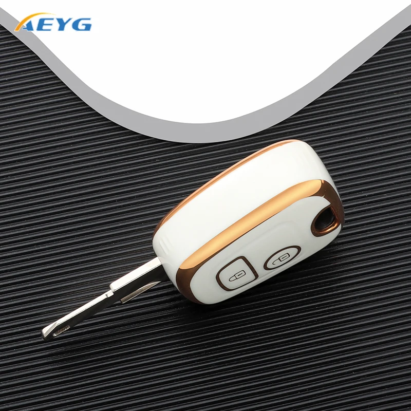Fashion TPU Car Remote Key Case Cover Shell For Peugeot 106 107 206 207 306 307 406 407 For Citroen C1 C4 Protector Accessories image 5