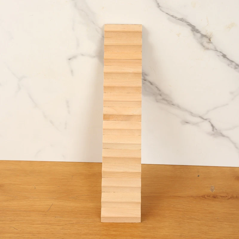 【BS】1:12 ドールハウス ミニチュア階段 手すりなし 家具 ホームモデル 装飾 おもちゃ ドールハウスアクセサリー