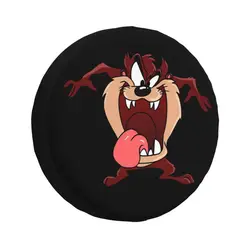 Tasmanian Devil Tire Cover 4WD 4x4 RV Taz Cartoon Anime Spare Wheel Protector for Toyota Land Cruiser Prado 14