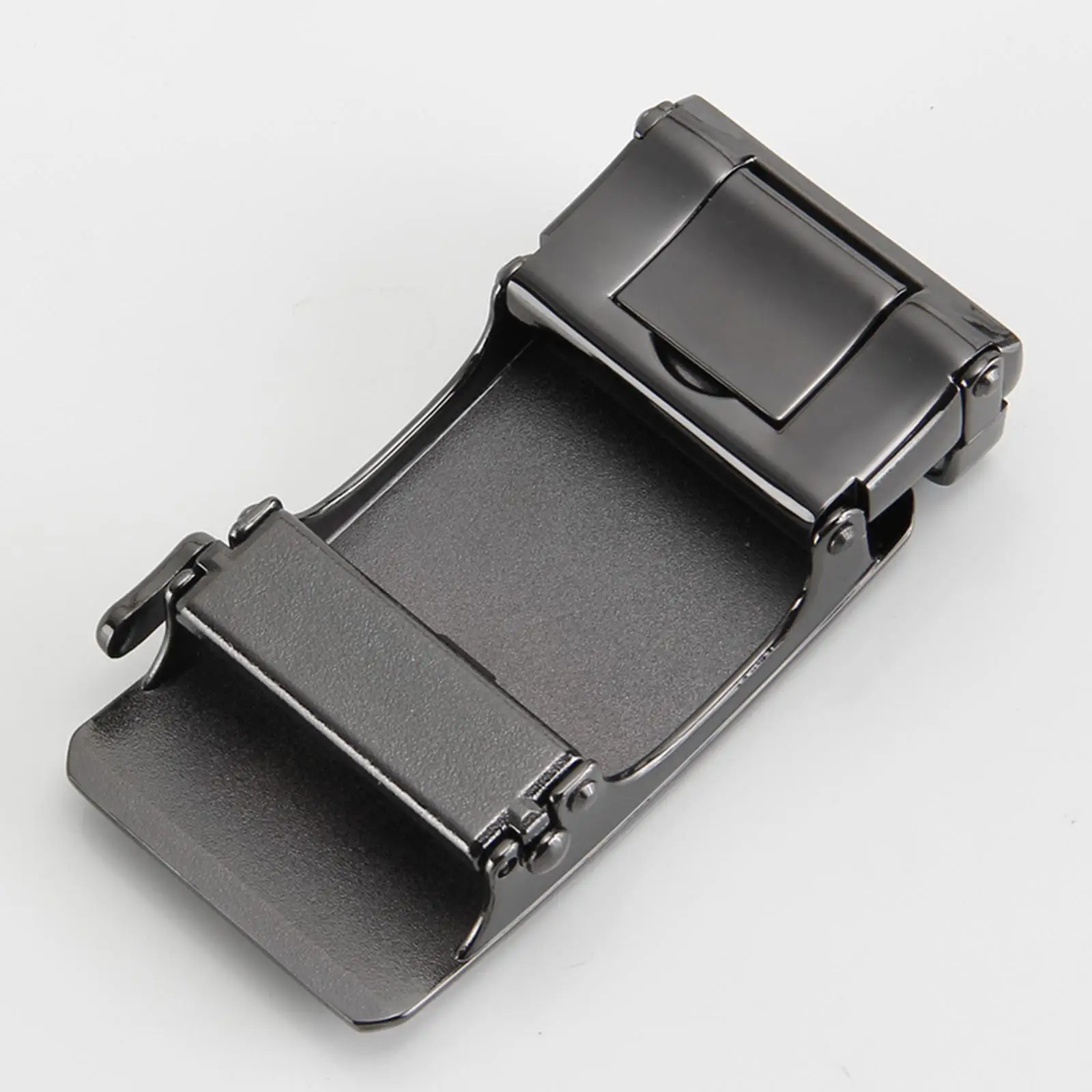 Men Automatic Buckle Only Alloy Metal Stylish Black Belt Accessory Durable Trendy Portable for Office Shopping Travel