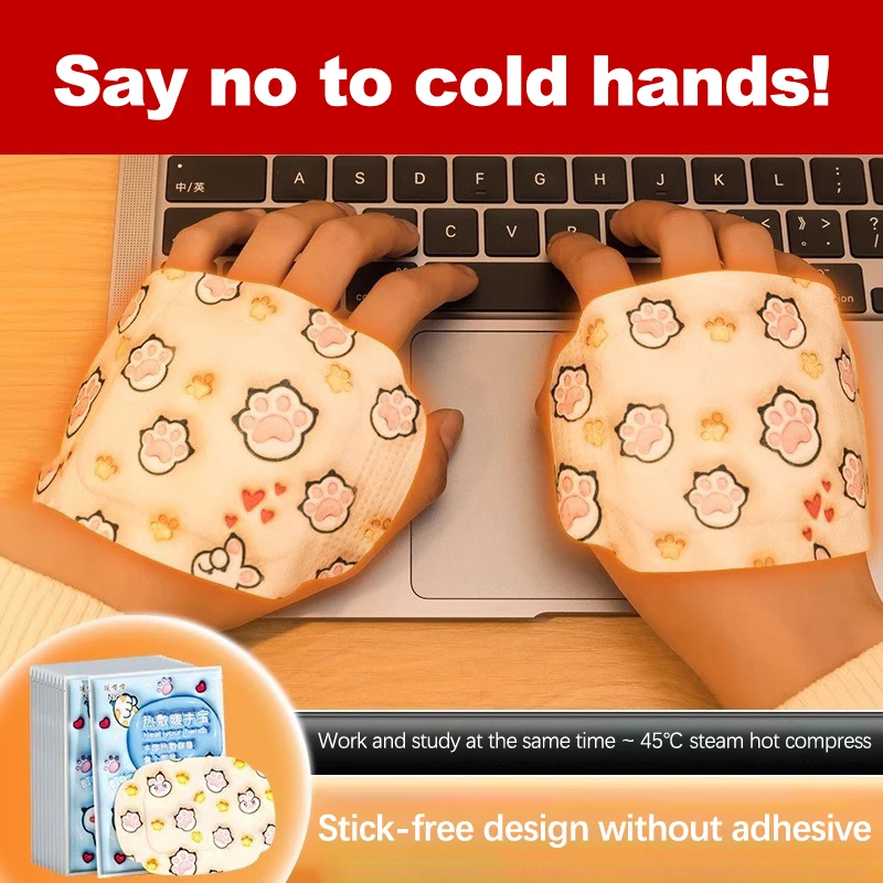 New 1/2/5 Pairs Self Heating Winter Warm Paste Disposable Hand Foot Warmers Heat Packs Warmer Heating Pad