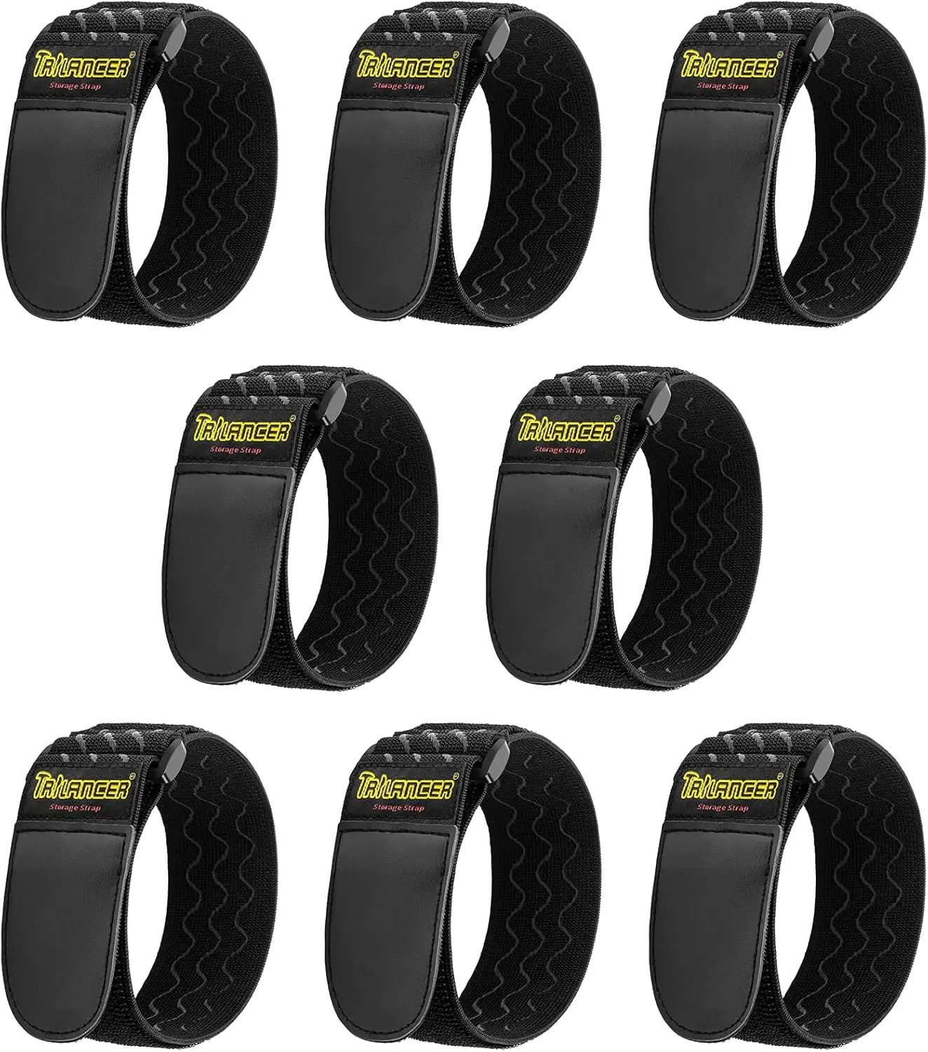 

Эластичные ремни на липучке 12"x2" (8 шт.) - противоскользящие, сверхпрочные, для шнуров, кабелей, шлангов