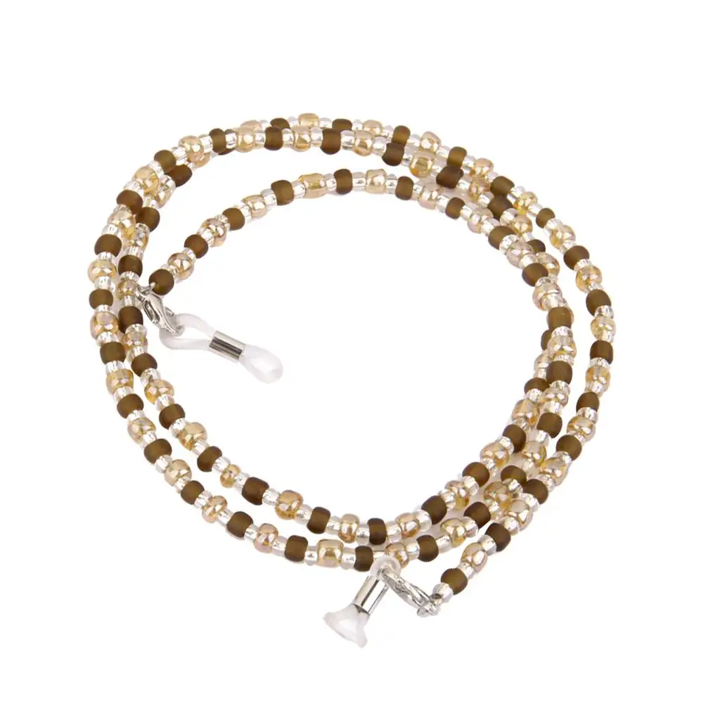 Beads Glasses Chain Resin Cord Bracelet Necklace Detachable Eyewear Strap for Fashion Glasses and Round Glasses