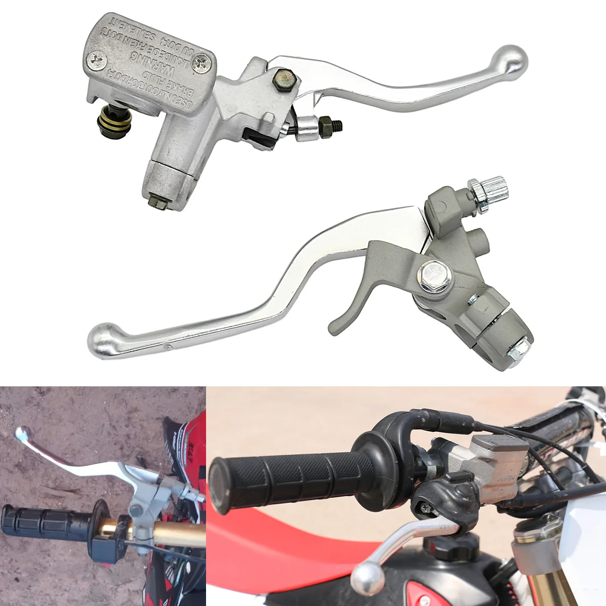 For Honda CRF250R CRF450R CRF250X CRF450X CR125R CR250R CRF 250R 450R 2004-2020 Motorcycle Brake Clutch Master Cylinder Lever