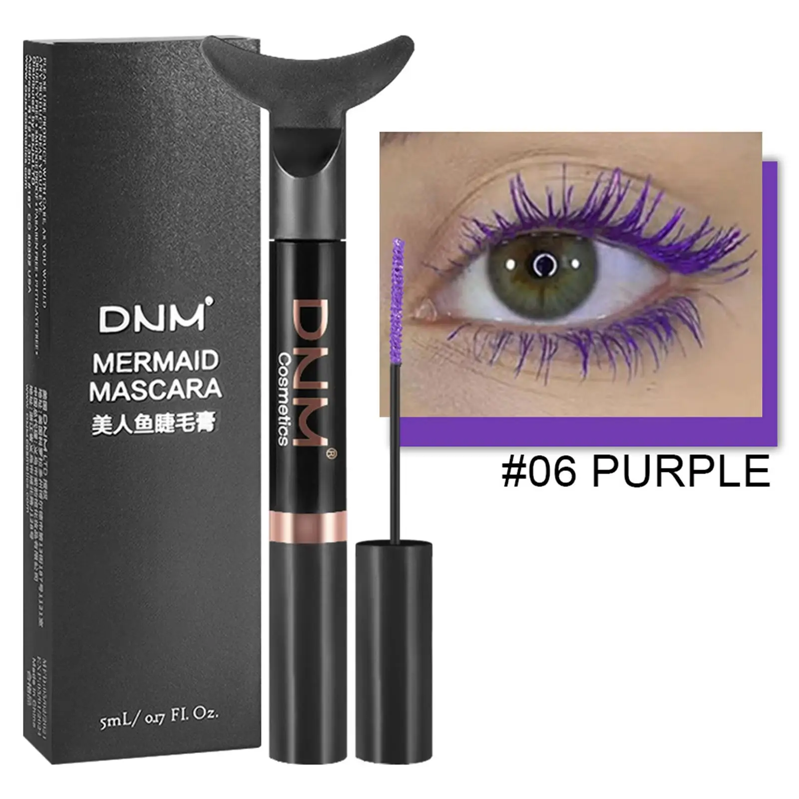 Mascara 3D Estensione ciglia Trucco Texture setosa Lunghezza extra Impermeabile per lo stile degli occhi vivaci