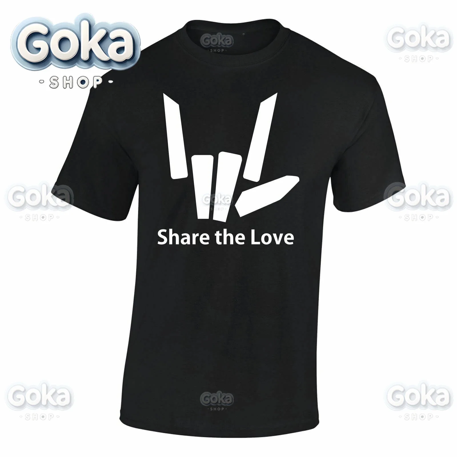 Share The Love Kids & Adult Graphic T Shirts Mens Clothing  & Tees Cotton Women Printed T-shirt Y2K Clothes Cute Funny Tshirt