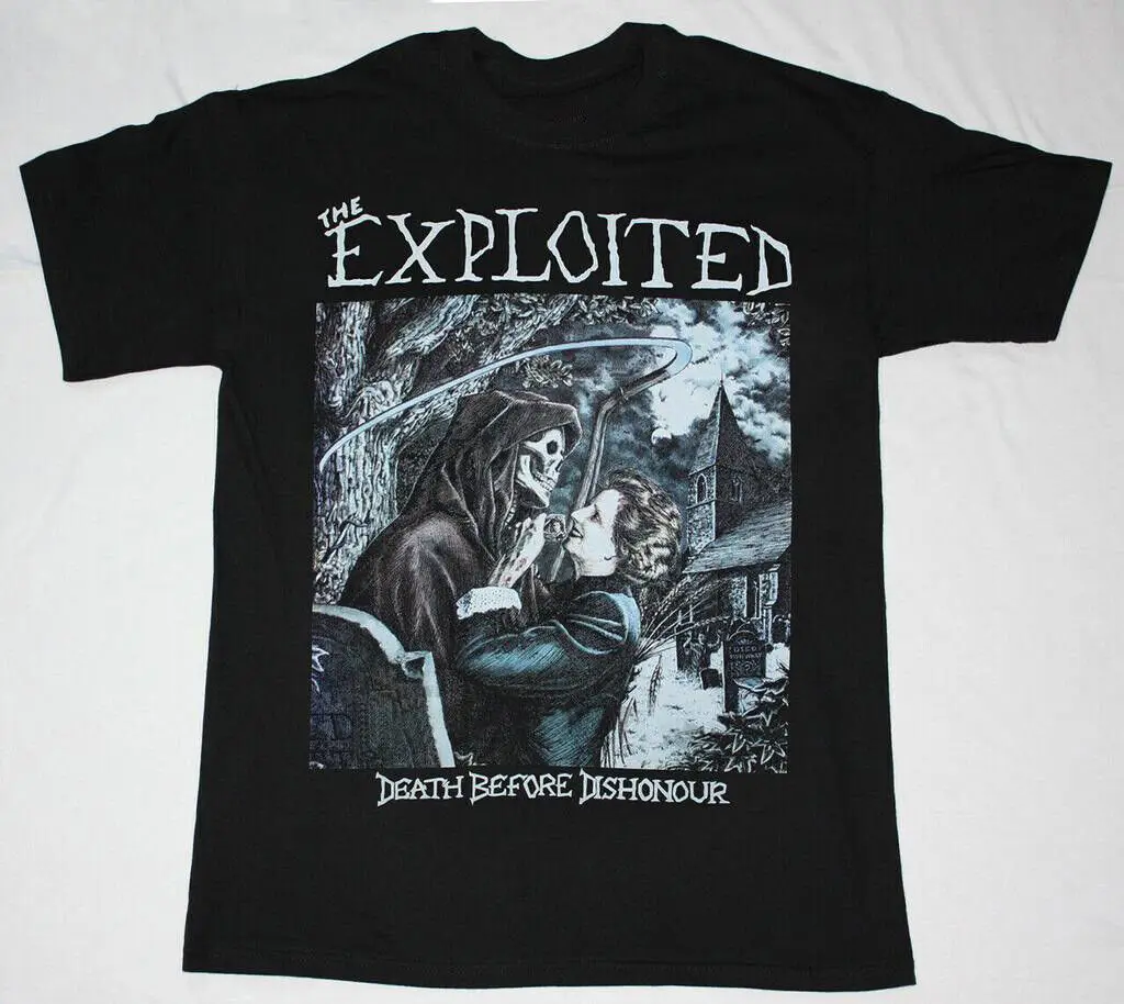 

VTG The Exploited Death Before Dishonour Shirt Classic Black Unisex S-4XL H450