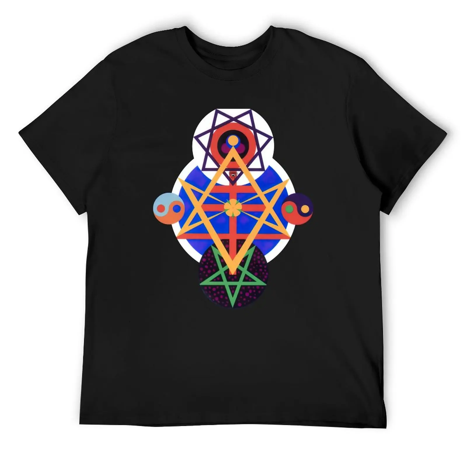 Футболка Aleister Crowley Art, футболки большого размера, мужские подарки для парня, мужская одежда большого размера