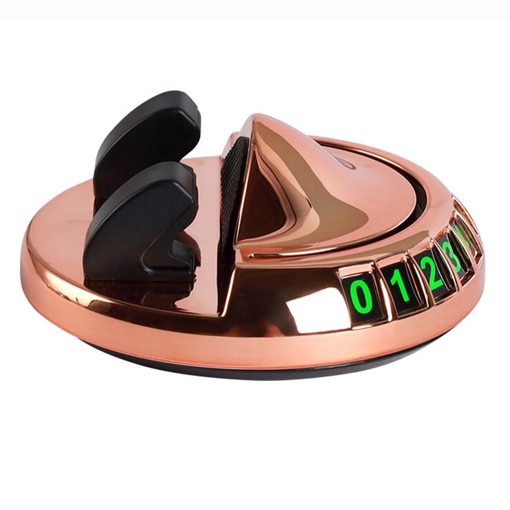 

Вращающийся на 360 градусов автомобильный держатель для телефона с сильной присоской и парковочной пластиной для удобного мобильного использования и местоположения парковки