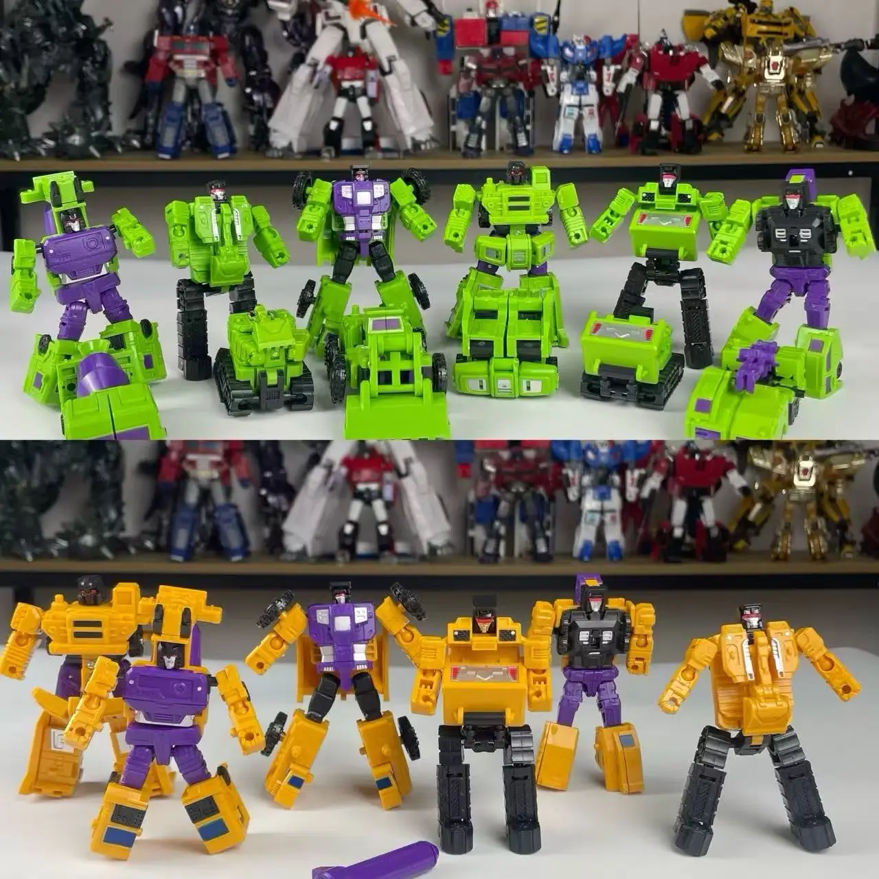 6 in 1 MINI Devastator Trasformazione Modello MINI Devastator 22CM Action Figure Robot Giocattoli di plastica MIGLIOR regalo
