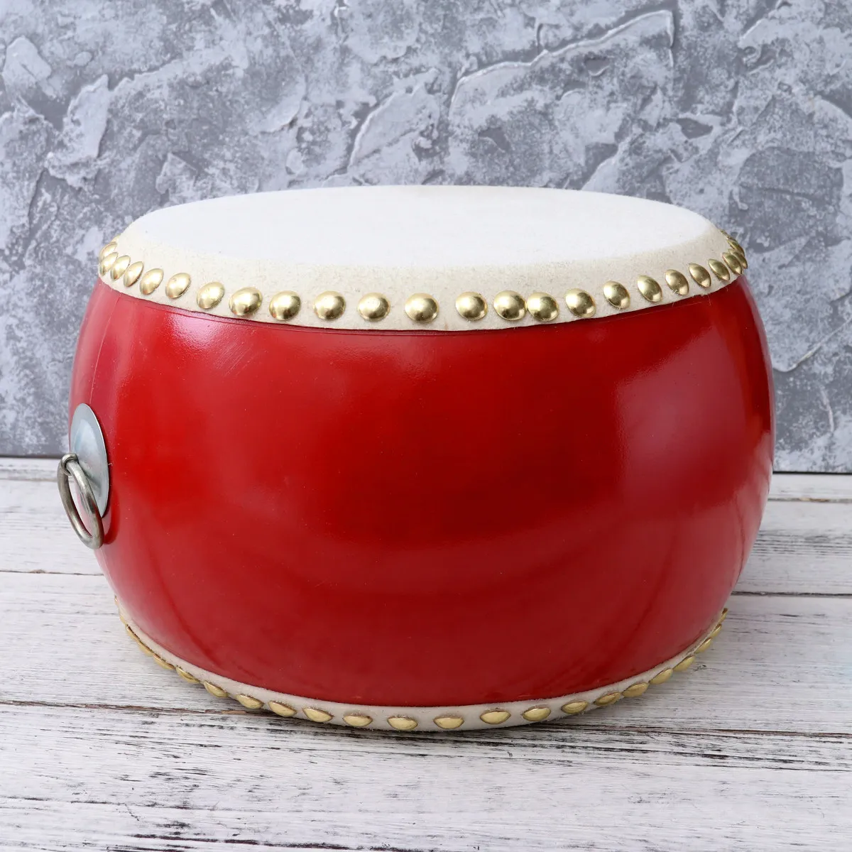 

Children Drum Waist Strap Sticks Musical Percussion Instrument Bright Playing Developing Hand Eye