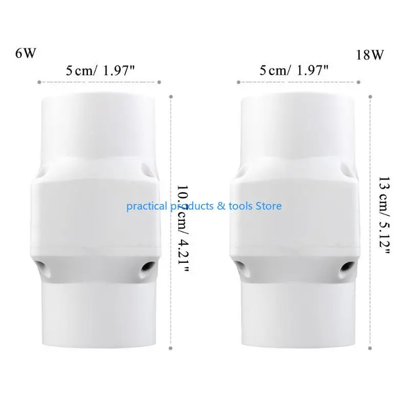 77JB AC100-240V 6 واط 18 واط 2 بوصة الأنابيب مروحة العادم منفاخ التهوية تنفيس الهواء النازع