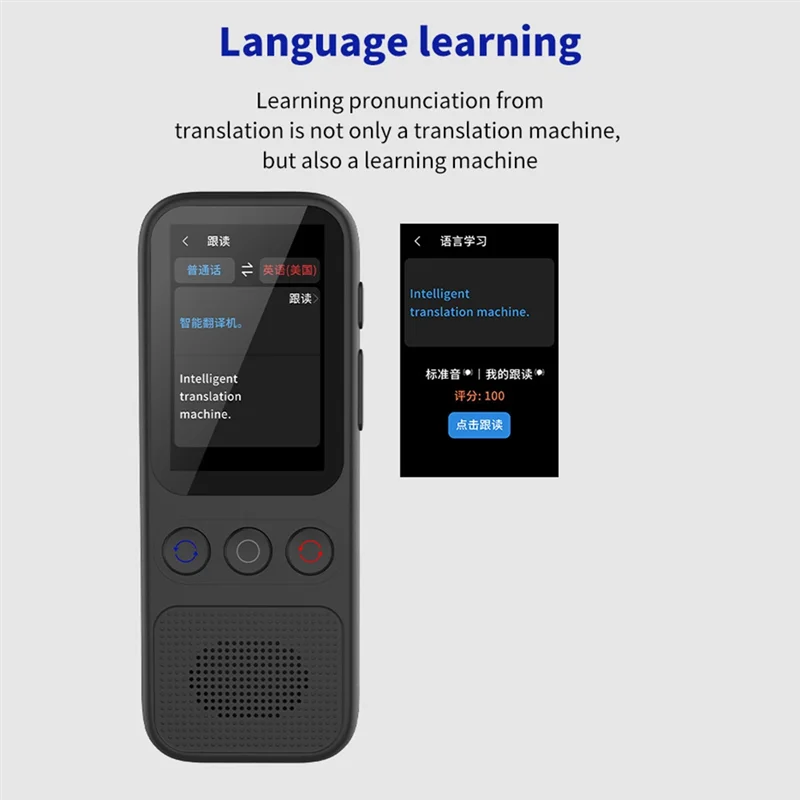 B04B-Language Translator, Instant Offline Language Translator, Offline Voice Translator, Portable Two-Way Language Translator
