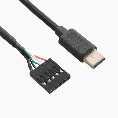 

Box Sub-Screen Supply Power Cord Computer Motherboard 5P Dupont 2.54 pin USB to TYPEC mobile phone data cable