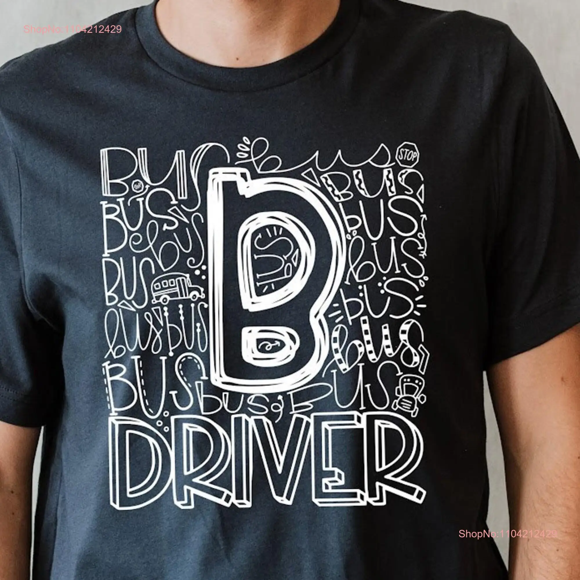 Bus Driver T shirt School  long or short sleeves