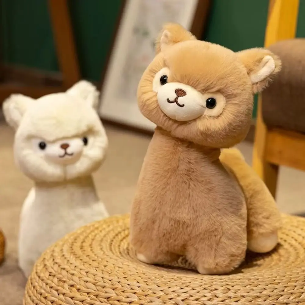 

Creative PP Cotton Alpaca Plush Toys Soft Collection Plush Llama Dolls Fluffy Cartoon Animals Stuffed Toys Children's Day