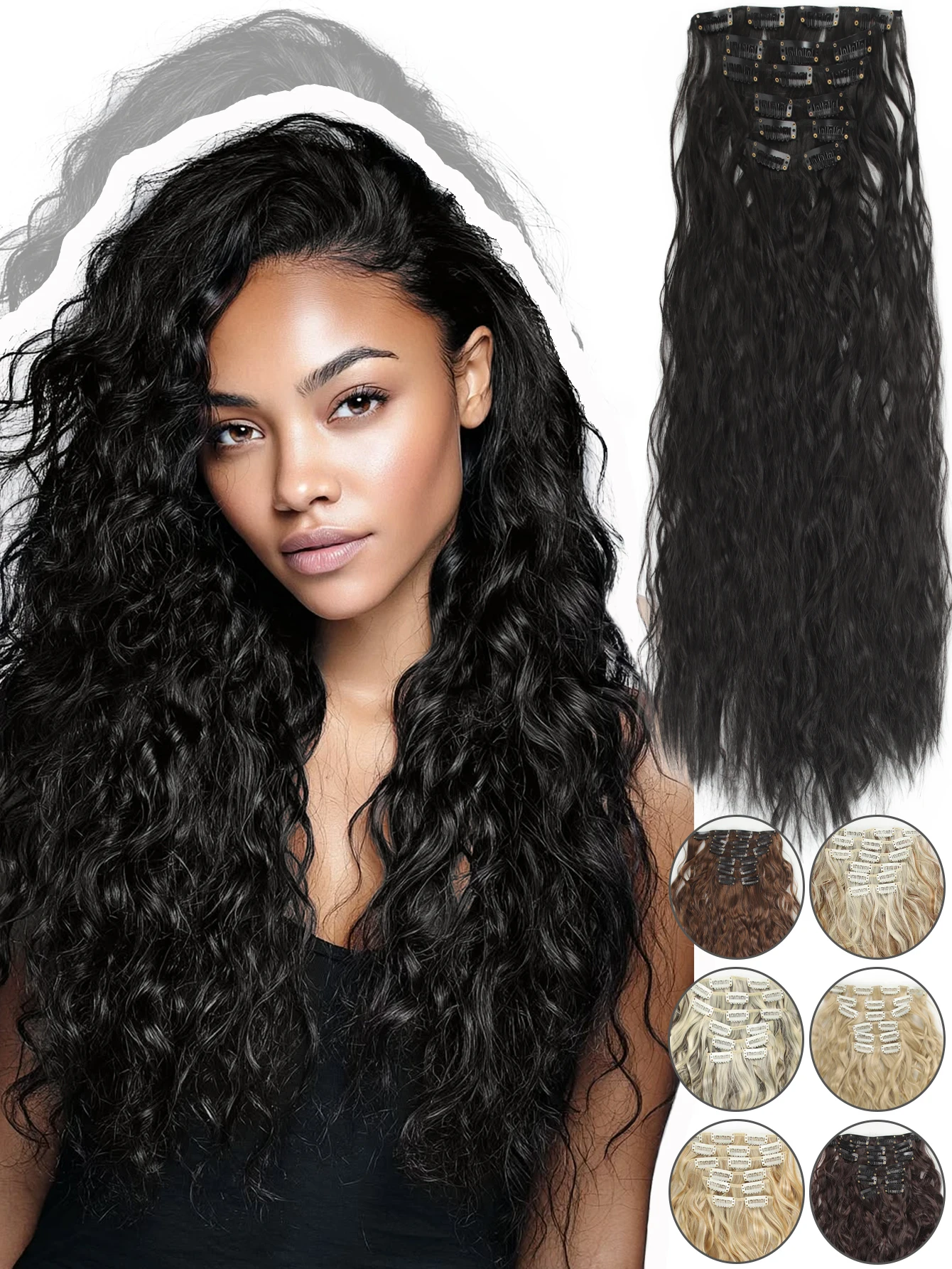 Clip In Hair Extens…