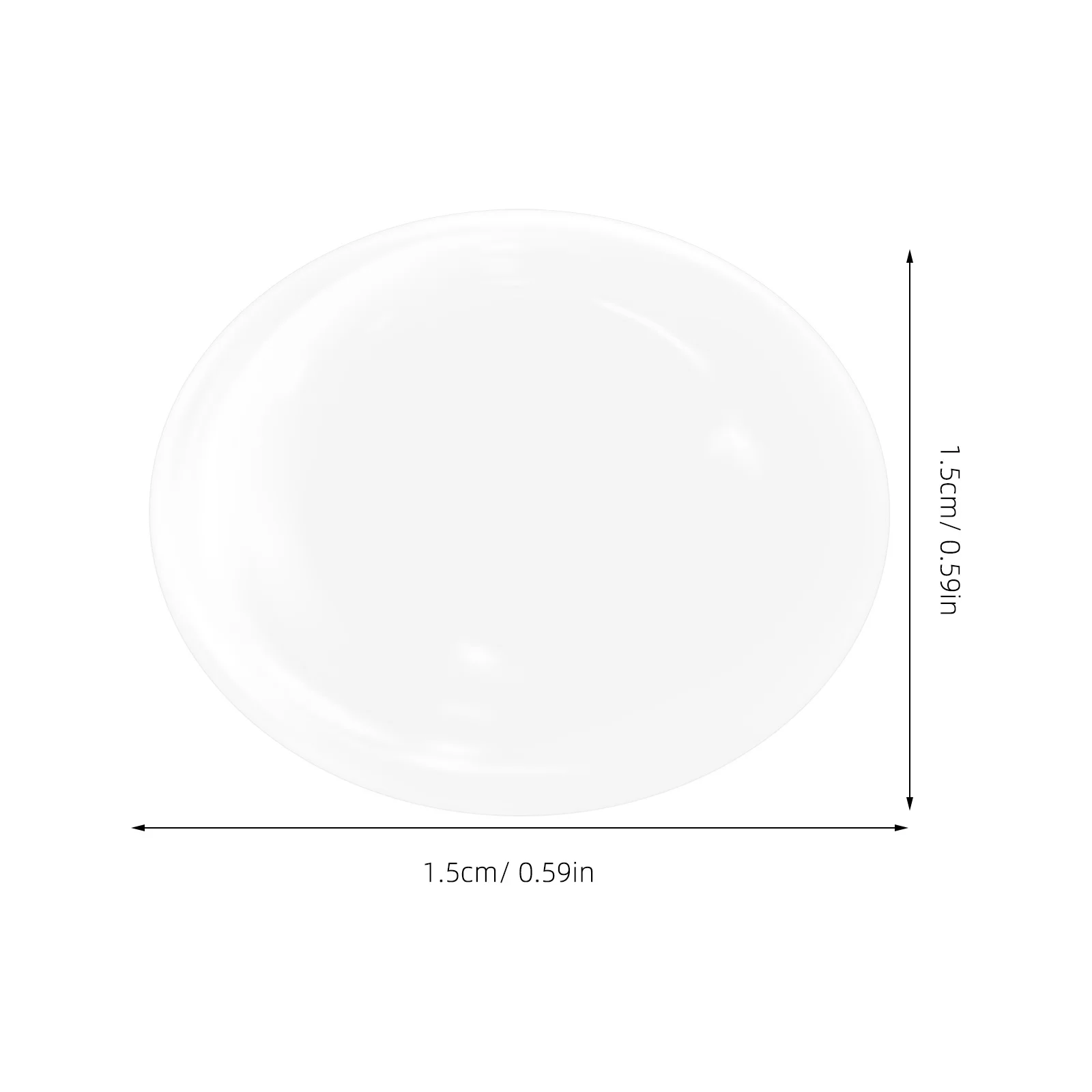 300Pcs Transparent No Trace Sticky Tack 0.59inch Round Double Sided for Posters Crafts Festival Decorations Round Sticky Tack