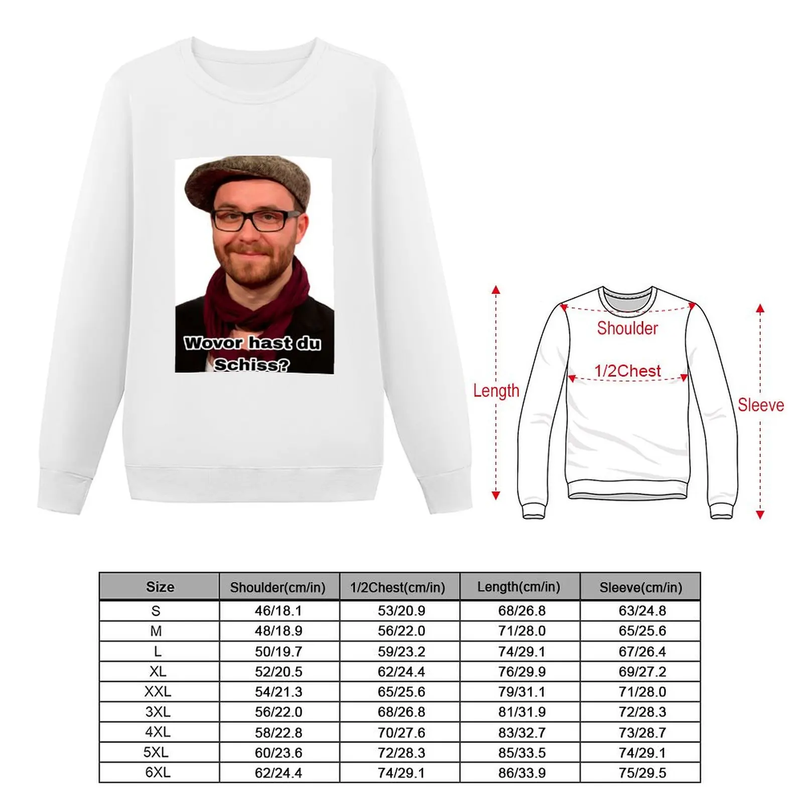 Mark Forster - What are you scared of? Meme #2 Sweatshirt korean clothes men clothes graphic t shirts men new sweatshirts