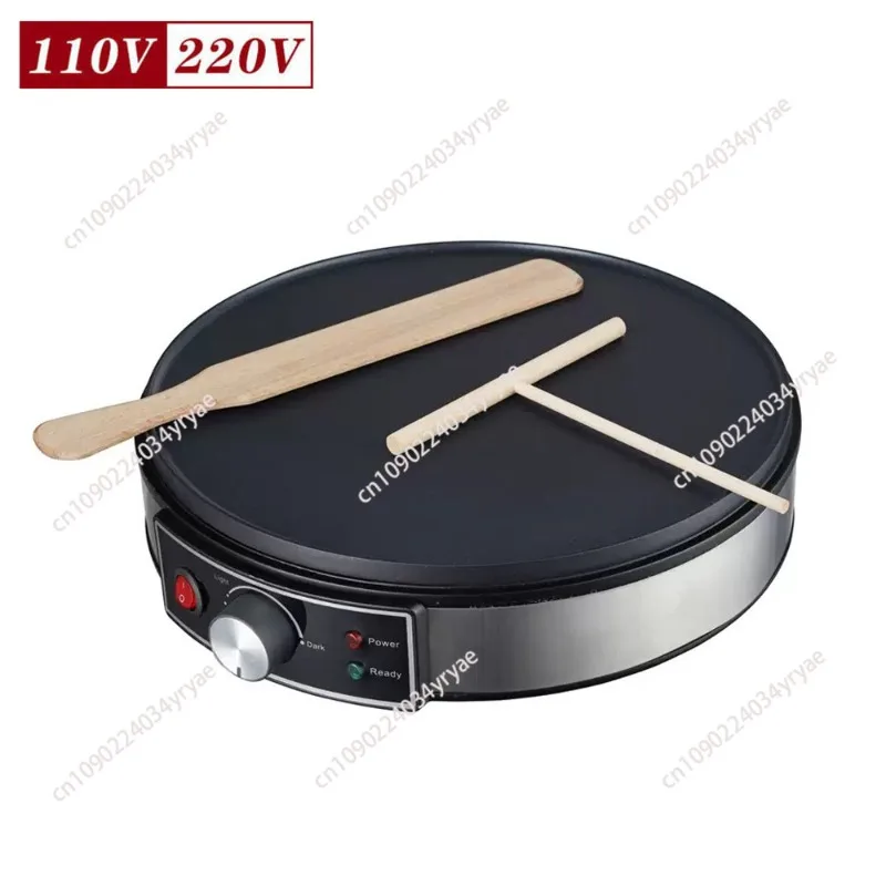 30Cm large pan spread cake machine, pancake machine, adjustable temperature, electric cake pan, egg pancake , barbecue machine
