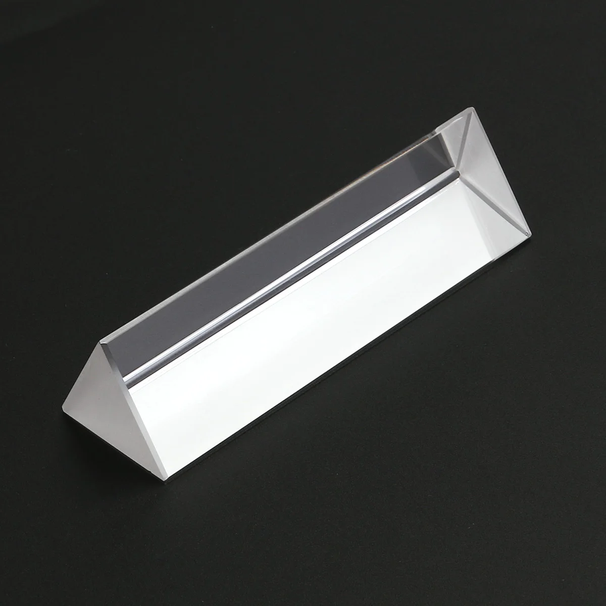 

100x30x30mm Triangular Prisms Optical Prism Glass for Light Dispersion Experiment Physics Teaching Tools Study Gifts