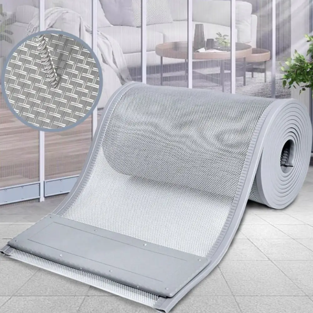 Mosquitoproof Magnetic Mesh Door Curtain Well-ventilated Scratch Resistant Mall Entrance Door Screen Wear-resistant Insect Proof