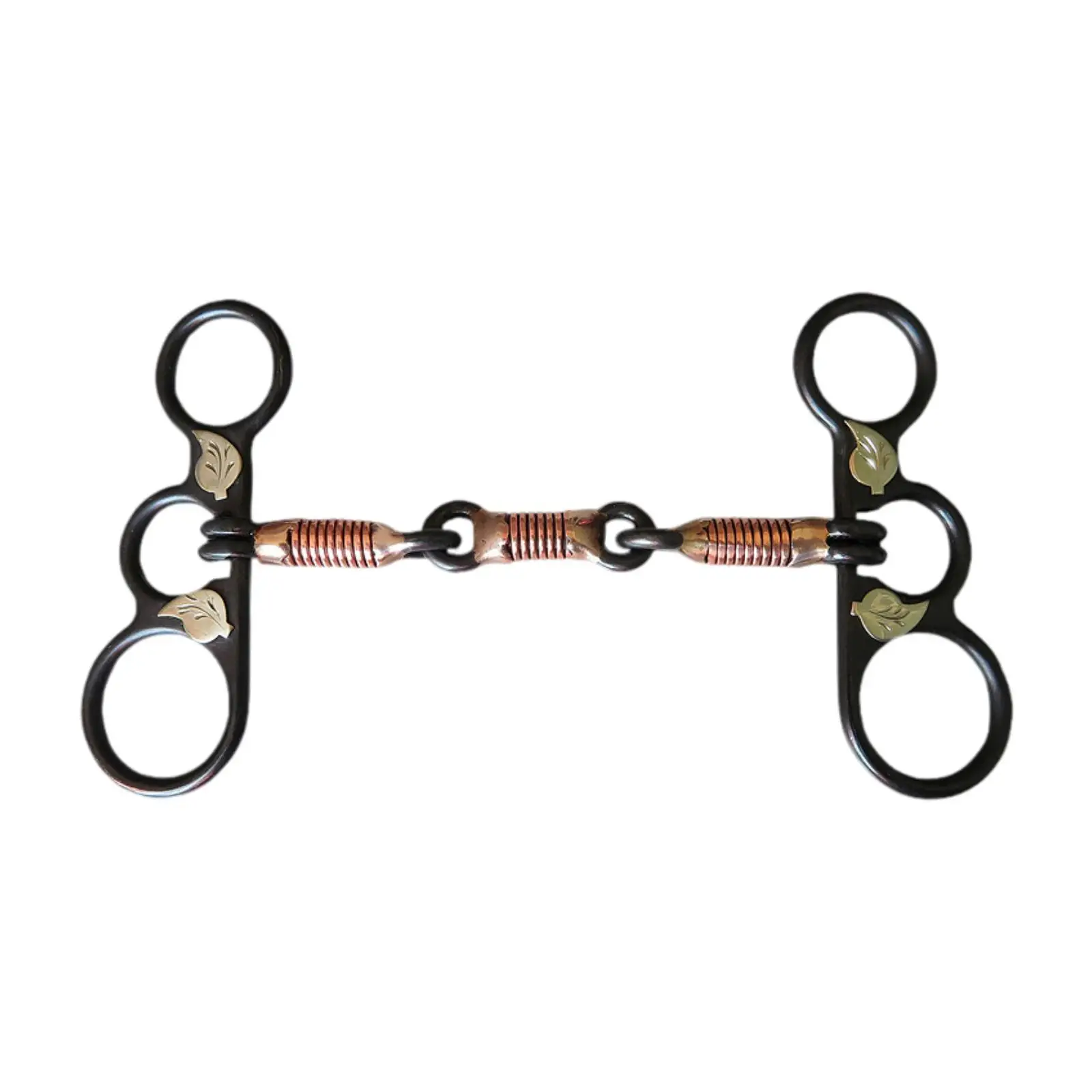 Punta per bocca di cavallo Snaffle per cavallo in metallo da masticare per cavallo Attrezzatura equestre Equipaggiamento protettivo