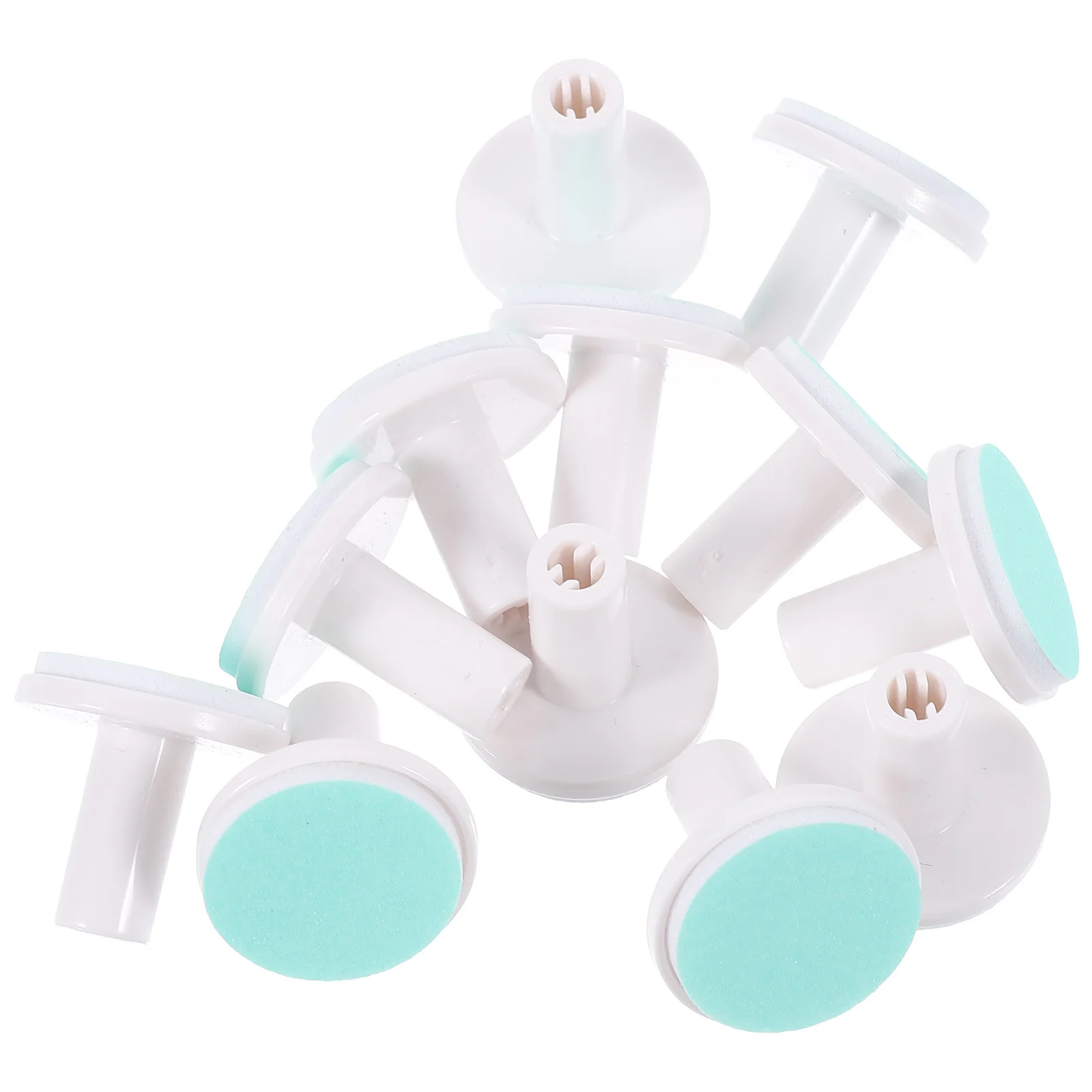 12 قطعة منصات تشذيب الأظافر لحديثي الولادة ملف الأظافر الكهربائية استبدال رؤوس الطحن للطفل الرضيع طفل صغير مجموعة أدوات العناية بالأظافر