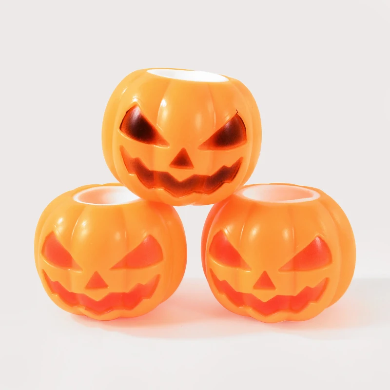 3/1Pcs Halloween Kürbis Geist Squeeze Prise Spielzeug Kinder Gefälligkeiten Halloween Party Liefert Stress Relief Zappeln Spielzeug Geburtstag