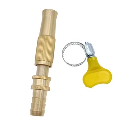 Adjustable High Pressure Squirt Water Gun Aluminum Alloy Spray Nozzle Spray Sprinkler Direct Atomizing Garden Hose connector