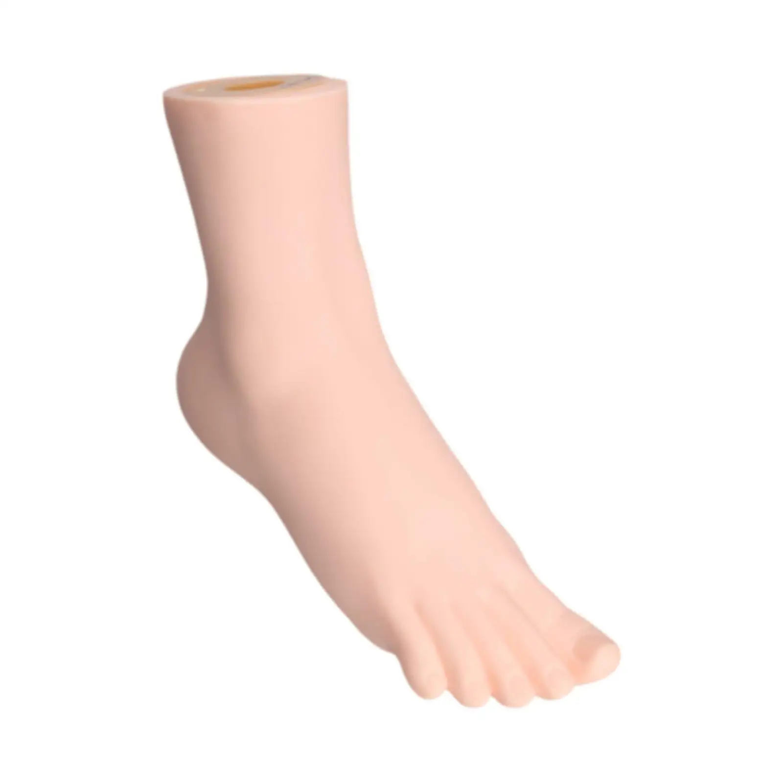 

Mannequin Feet Model Manicure Tool Nail Art Training PVC Sock Display for Display Short Stocking Shoes Chains Ankle Bracelet