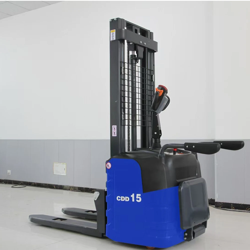 Cargo Stacker Shockproof Frame Low Fault Hydraulic Lifter for Electronic Factory Indoor Warehouse Cargo Piling Operation