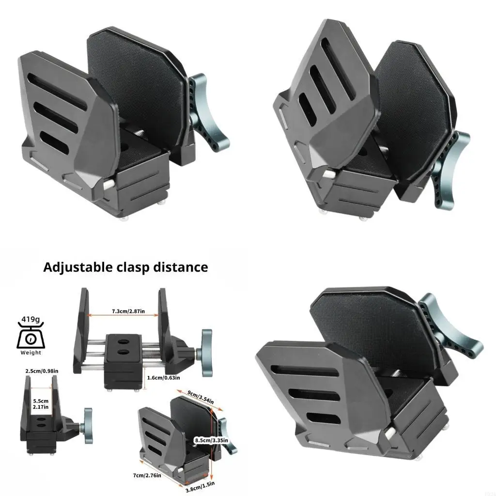 

193A Professional Quick Detach Mounting Plate Resting Saddles For Outdoor Activity AntiShock Design for Hunting Gear