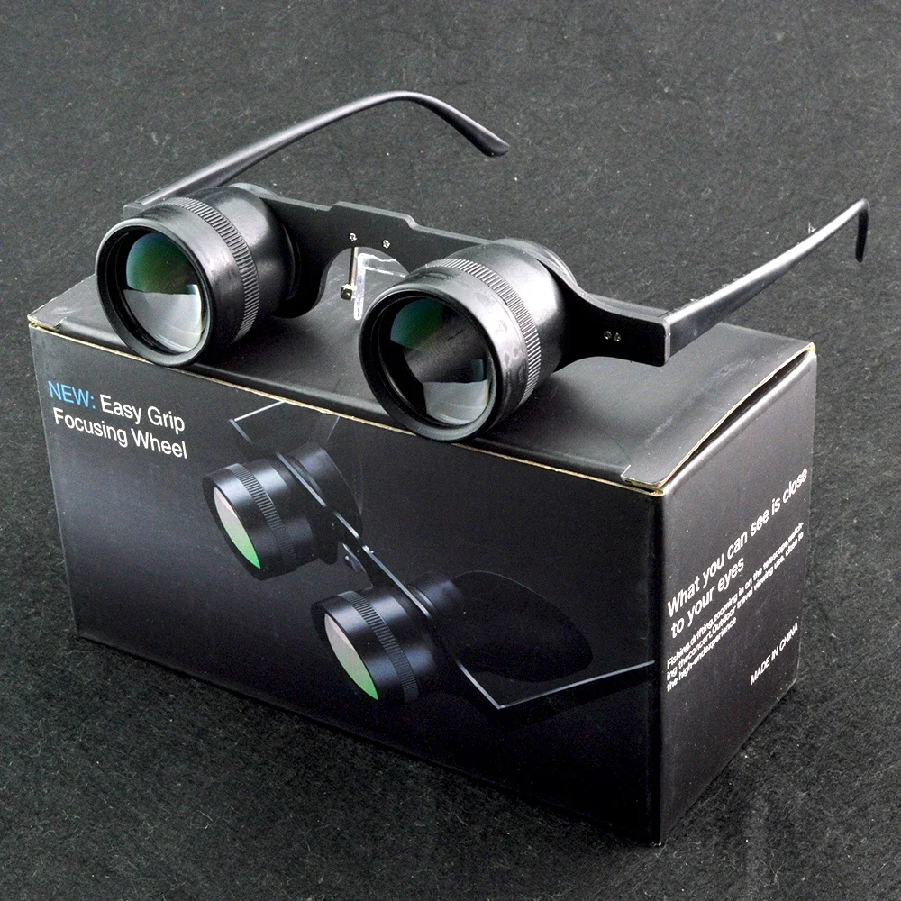Clara Vida Multifunctional 10x Fishing Binoculars Telescope Polarizer Compatible FMC Green Film, Lightweight 224g