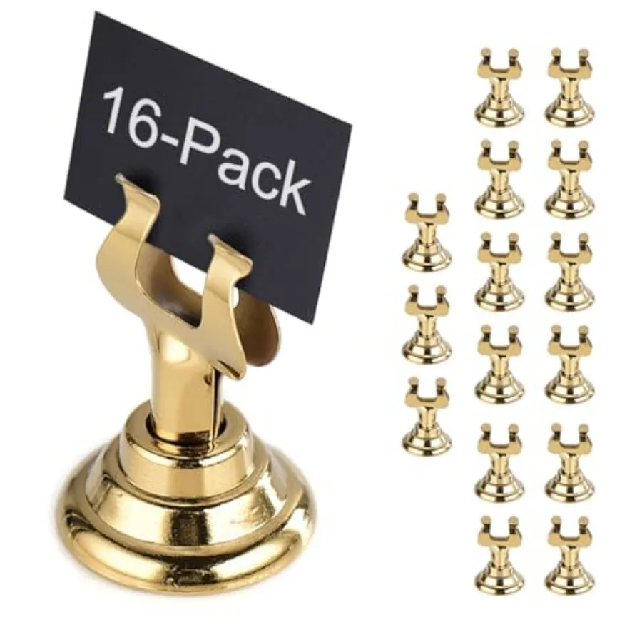 

Держатели для номерков на столы малого размера из нержавеющей стали, подставки для карточек с фотографиями, ценников, для свадеб, ресторанов, дней рождения, современный дизайн