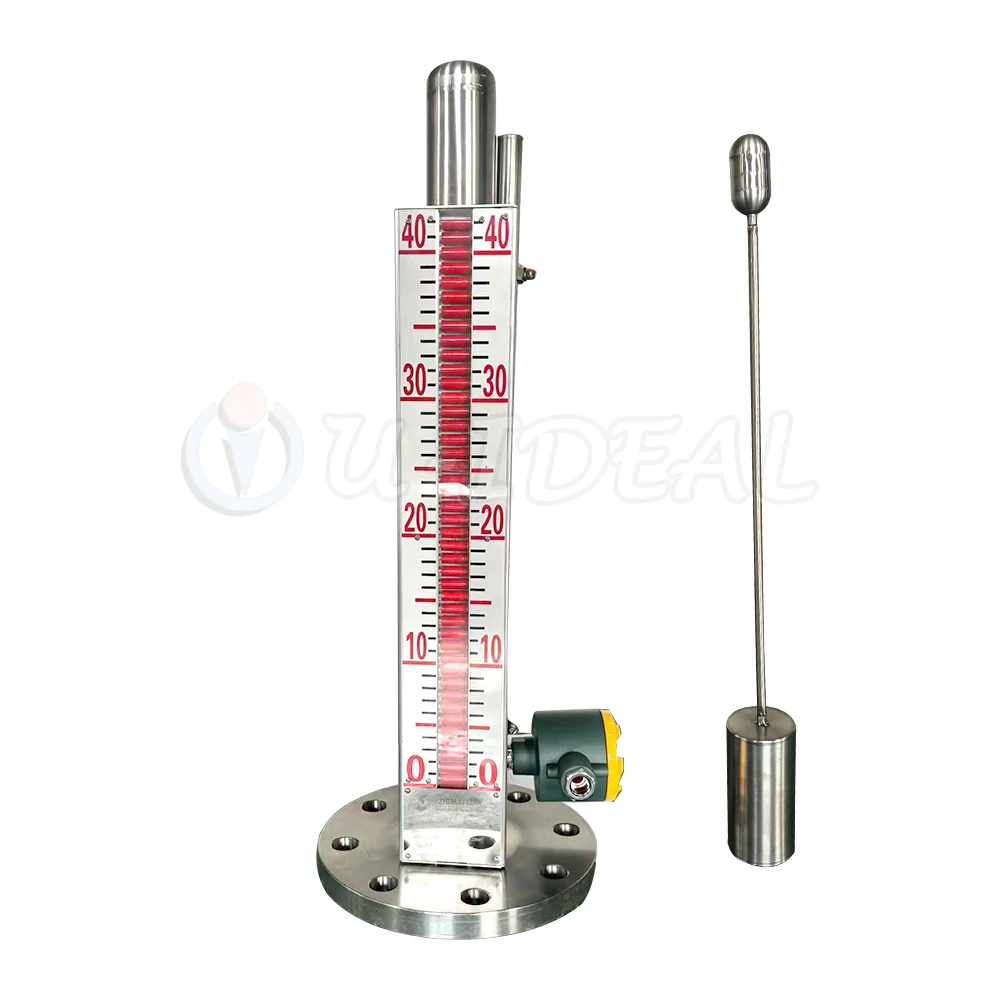 Top Mounted Heavy-Duty Industrial Bypass Level Indicators Magnetic Level Gauge Level Measuring Instruments by Manufacturer