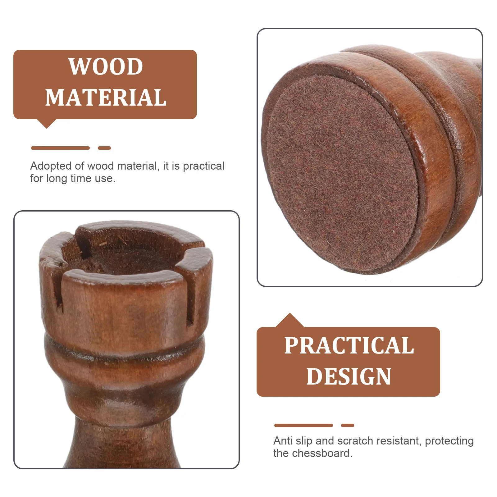 

1 Wooden International Set Replacement For Board Game Repair Small Lightweight Travel Size Pieces Only Wood Chess Piece Set Game