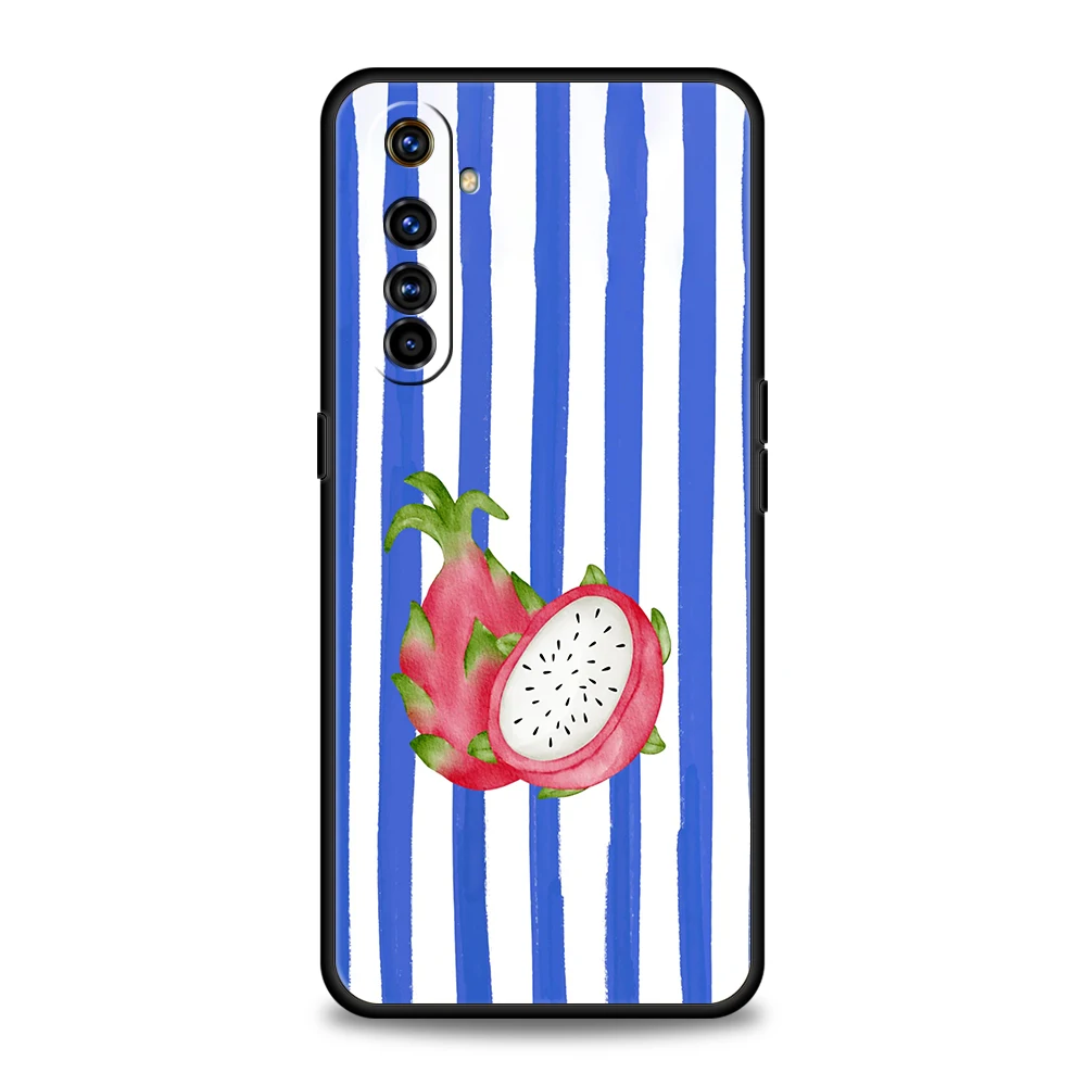 Phone Case For Realme 16 15 14 13 12 11 10 9 8 16T 15T 14T 5G Pro Plus C21 GT Neo 2 3 3T 5 Cover Marine Organism Striped Base