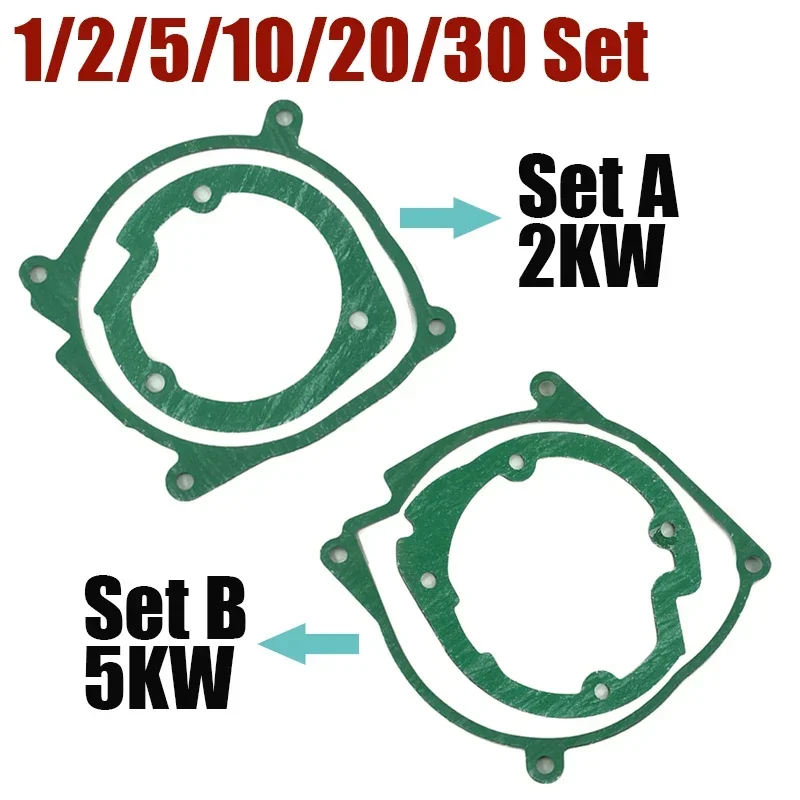 에어 디젤 히터 송풍기 선풍기 모터 버너 개스킷 세트, 중국 히터 에버스패커 에어트로닉 자동차 트럭용, 1, 2, 5, 10, 20, 30x2KW, 5KW 