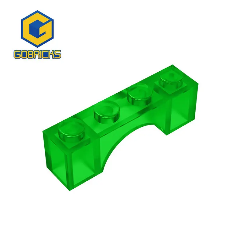 Gobricks 10PCS MOC DIY Bricks 1x4 Arch brick  Compatible With 3659  Assembles Building Blocks Technical \'s Parts Children Toys