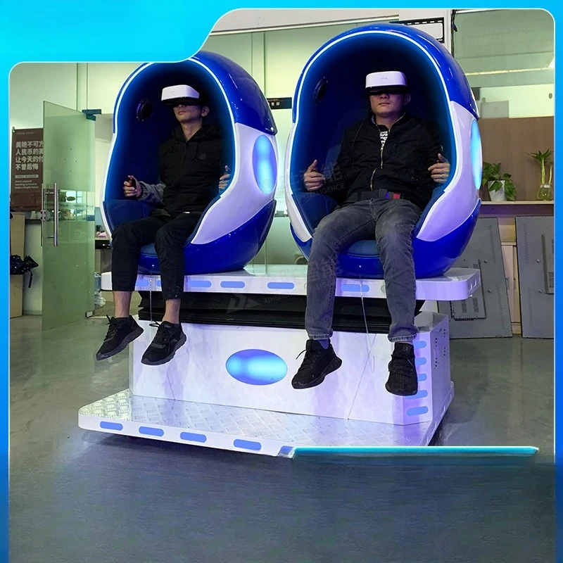 

VR double egg chair game console interactive platform experience hall somatosensory seat large entertainment experience hall