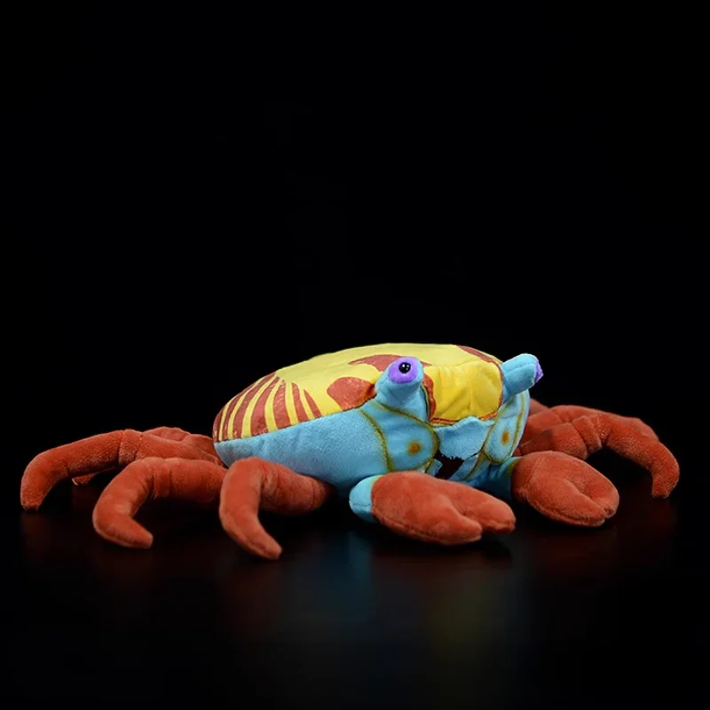 

40cm Cute American Red Stone Crab Action Figure Simulation Crab Doll Simulation Animal Plush Toy Model Gift for Children
