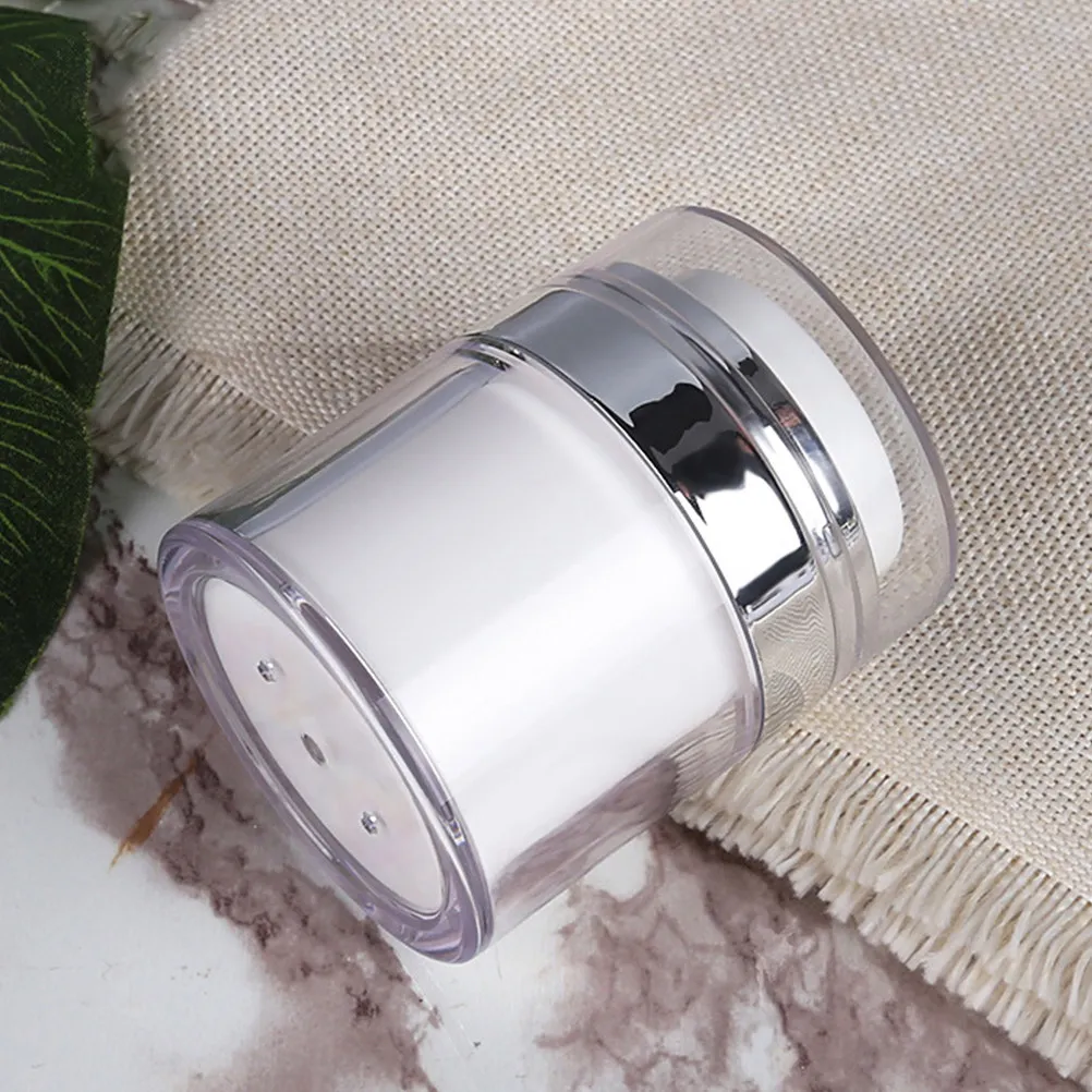 

2 шт. портативные многоразовые герметичные вакуумные баночки для крема, маленькие легкие дорожные флаконы для путешествий, активного отдыха и командировок