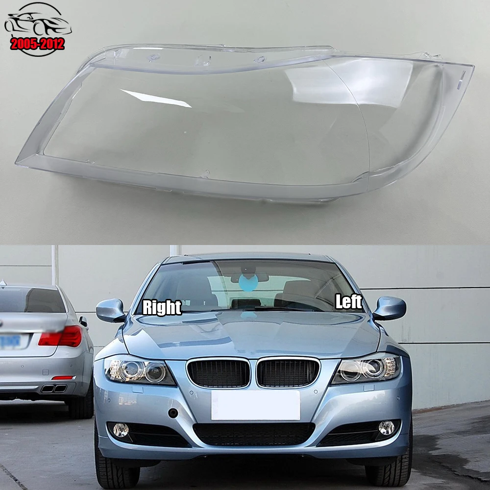 

For BMW 3 Series E90 E91 318 320 325 328 335 2005-2012 Xenon Headlight Cover Lampshade Transparent Headlamp Lamp Shell Lens