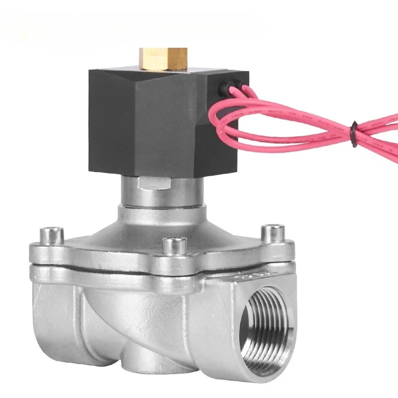 

Outdoor moisture-proof electromagnetic control valve 220V for normally open water vapor valve pipeline switch vacuum pump
