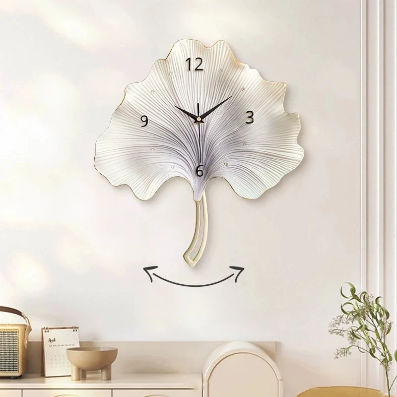 White Fashion Wall Clock Fashion Unique Upgrade Nordic Design Digital Clock Living Room Modern Horloge Murale Home Decor Items