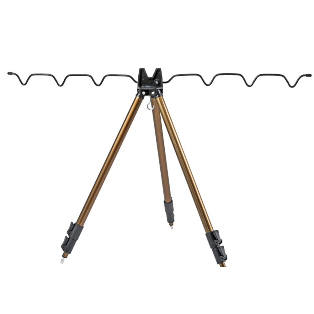 

Fishing Rod Holder Tripod Stainless Steel Stand Support Adjustment Counterweight Rest Retractable High Quality