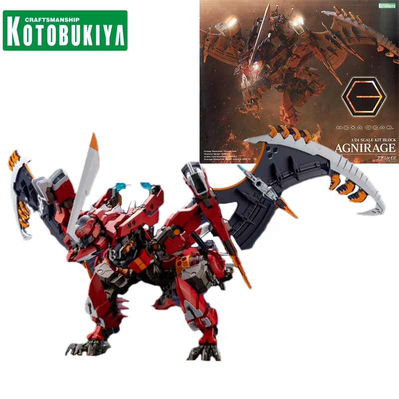 

KOTOBUKIYA Original HEXA GEAR 1/24 HG012R AGNIRAGE Anime Action Figure Assembly Model Toys Collectible Model Gifts for Children