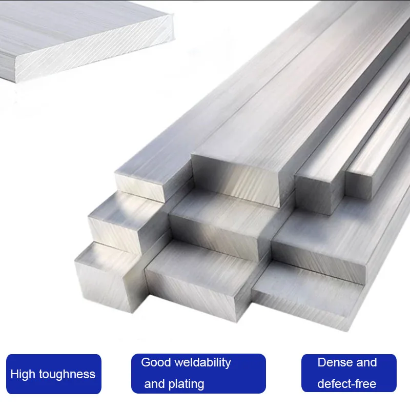 Imagem -03 - Barra Lisa Retangular da Liga de Alumínio Placa Quadrada Rod Tira do Metal Estoque dos Sólidos para o Cnc Comprimento 250 mm 6061 38 mm 1pc