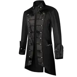 Halloween Medieval Cosplay Vintage Jacket Renaissance Punk Coat Performance Attire Retro Gothic Dress Jacket